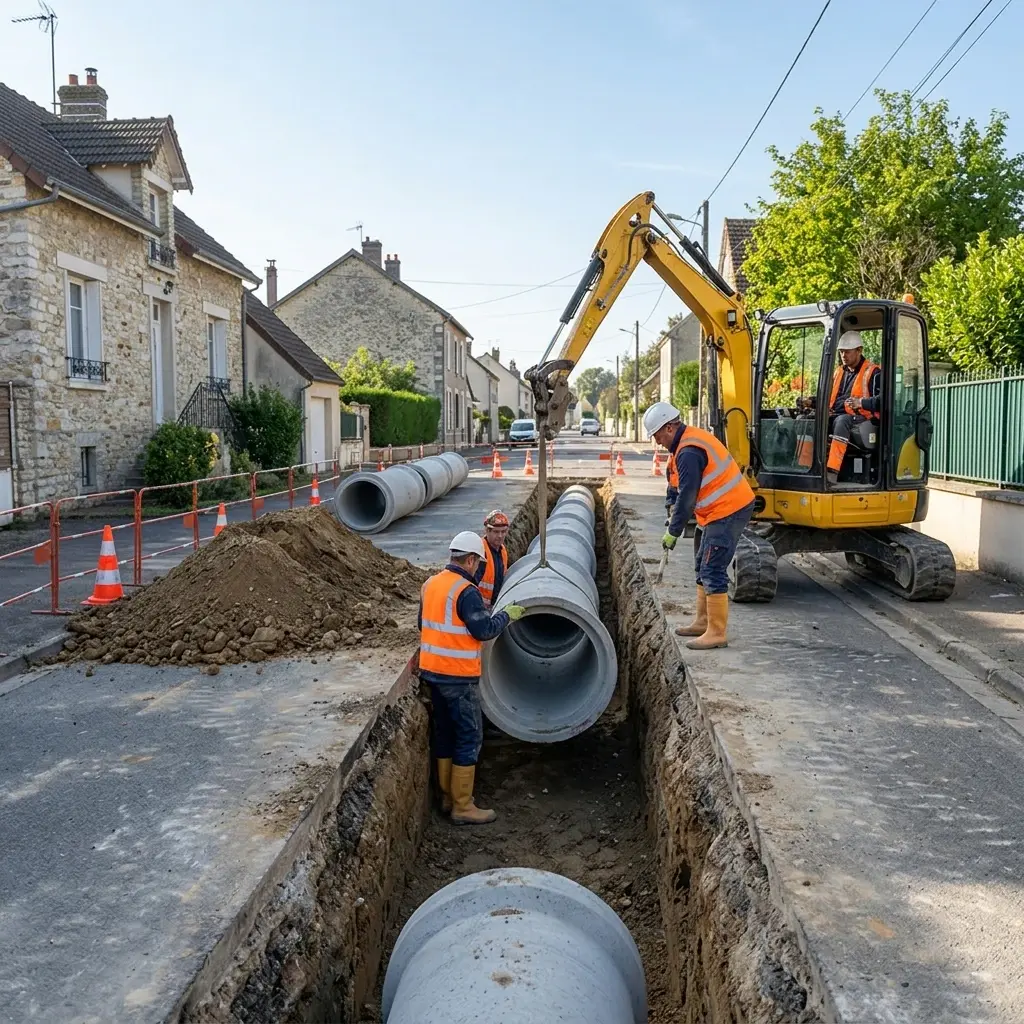 Comment se déroule le raccordement à Coulombs-en-Valois ?