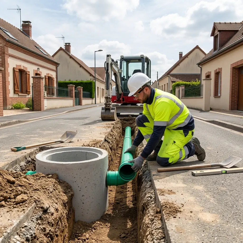 Raccordement au tout à l'égout Germigny-sous-Coulombs (77840)