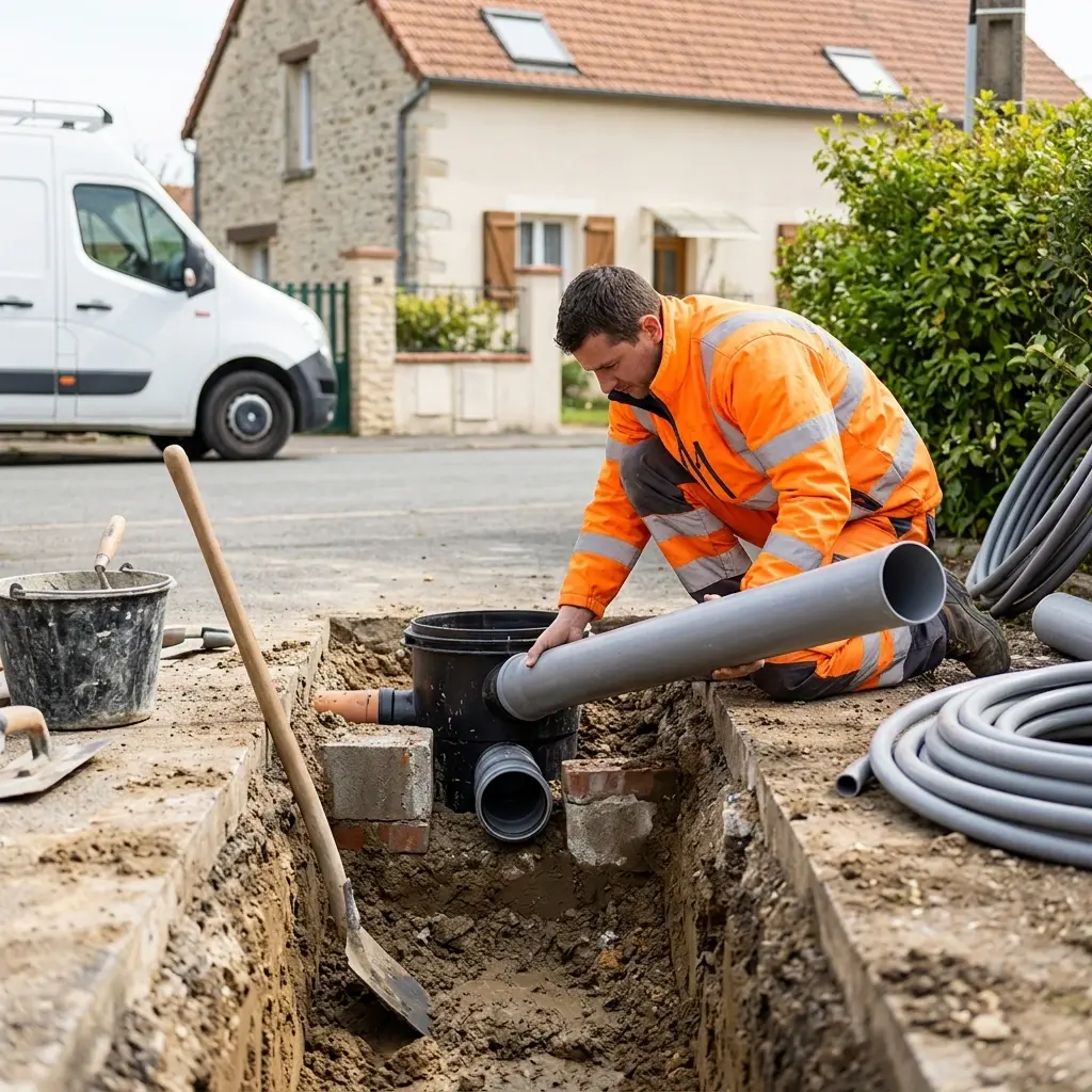 Raccordement au tout à l'égout Chambry (77910)