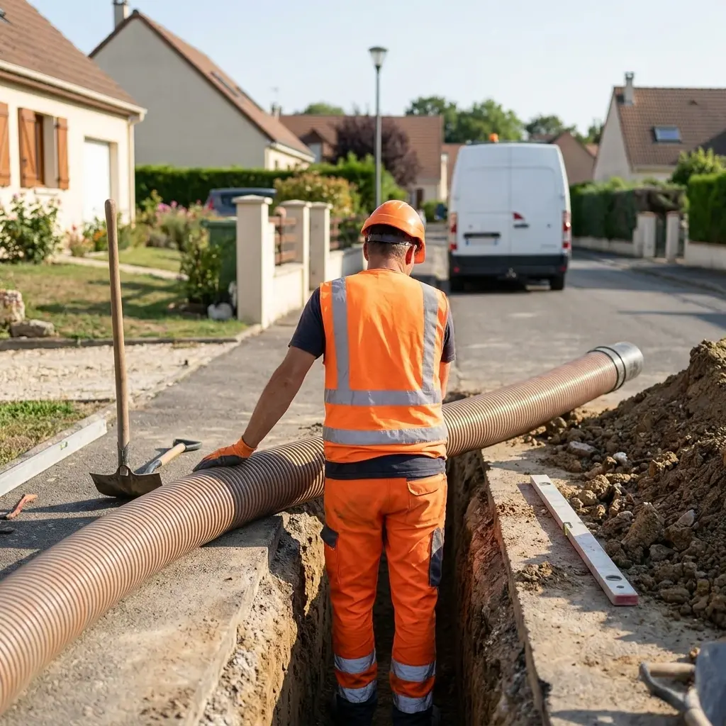 Raccordement au tout à l'égout Germigny-l'Évêque (77910)