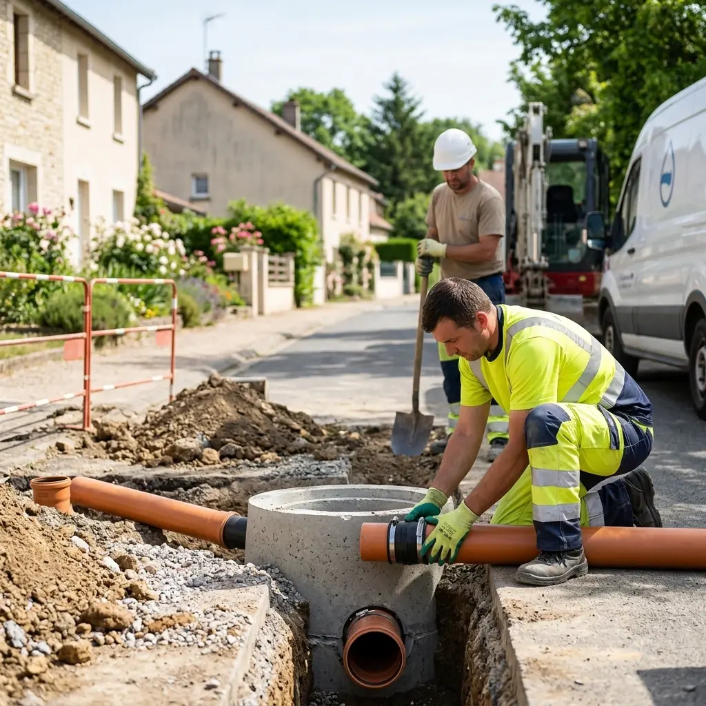 Raccordement au tout à l'égout Cély (77930)