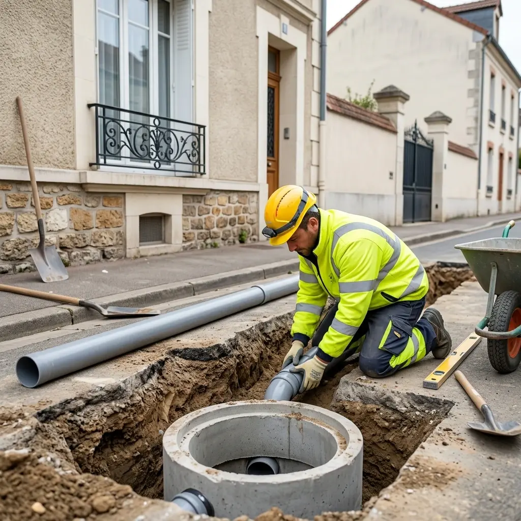 Raccordement au tout à l'égout Versailles (78000)