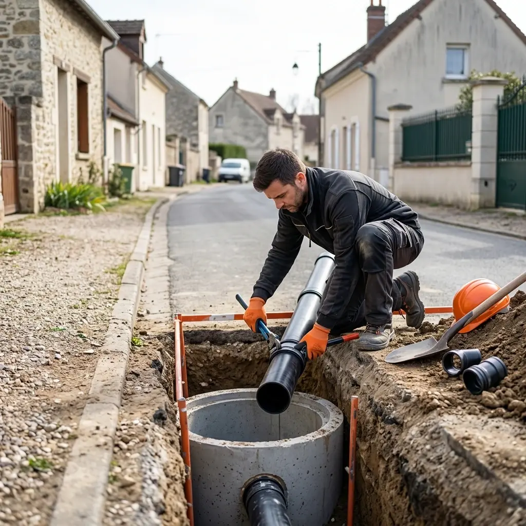 Raccordement au tout à l'égout Dammartin-en-Serve (78111)