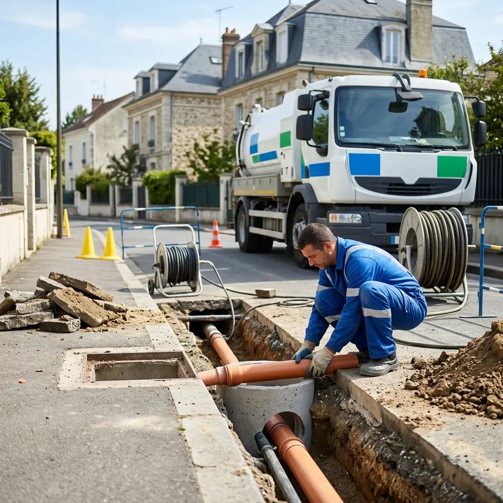 Raccordement au tout à l'égout Saint-Germain-en-Laye (78112)