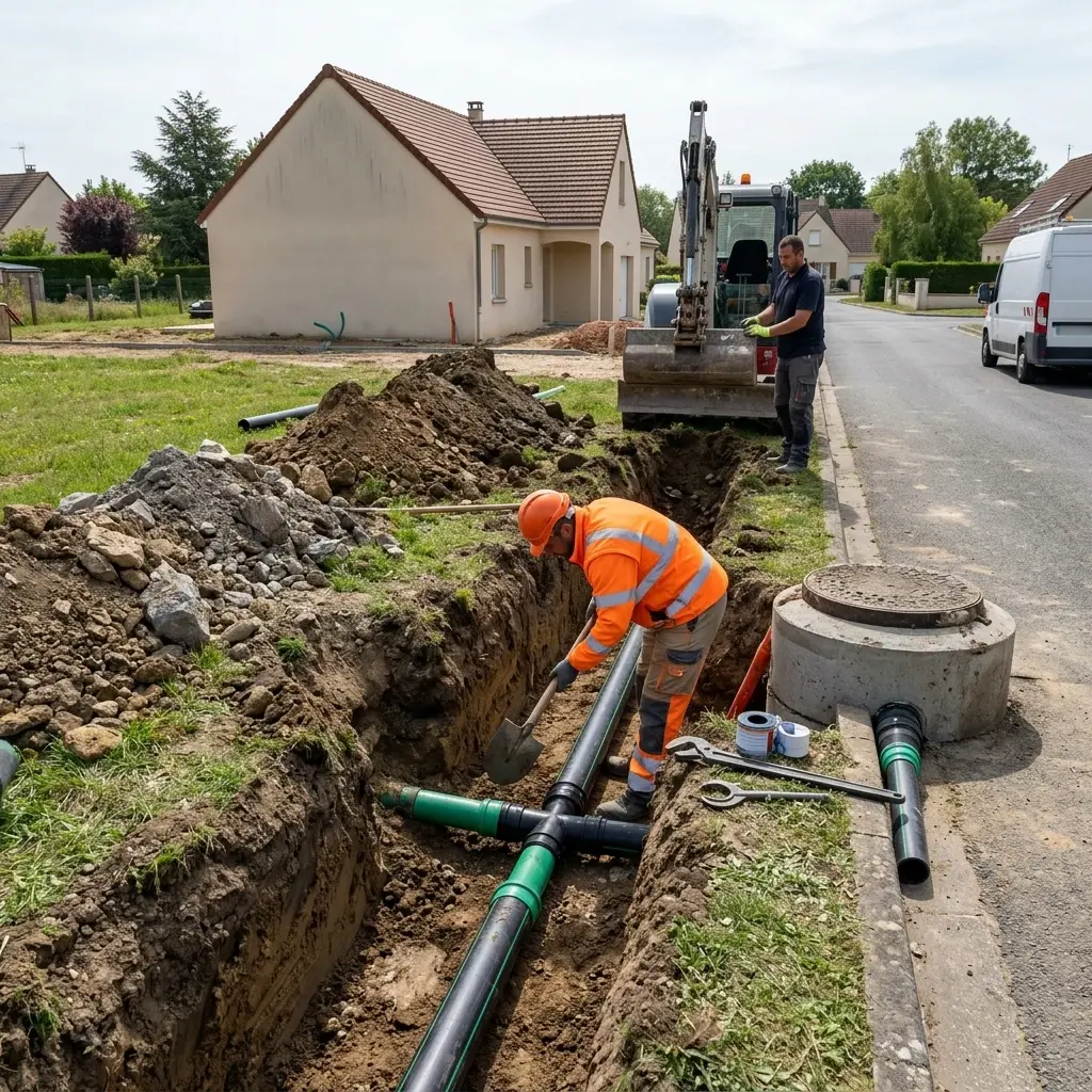 Raccordement au tout à l'égout Bourdonné (78113)