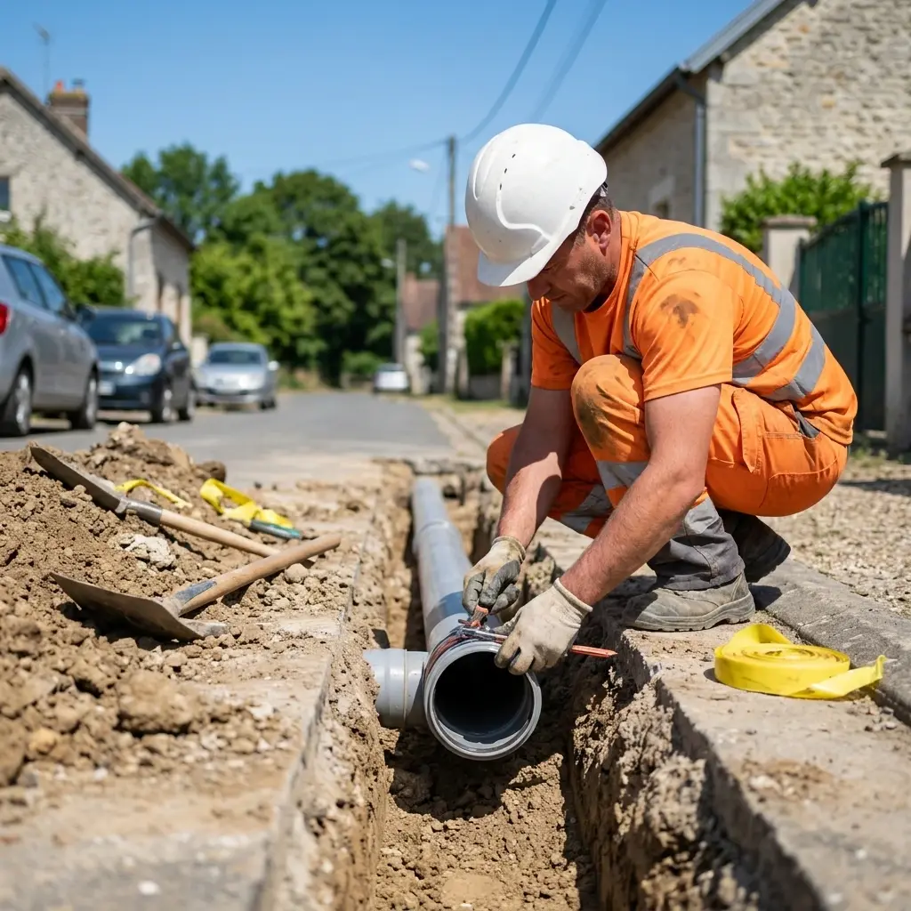 Raccordement au tout à l'égout Condé-sur-Vesgre (78113)