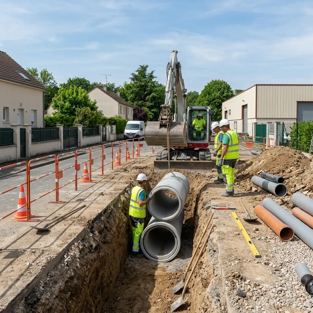 Expertise en raccordement au tout à l'égout à Toussus-le-Noble