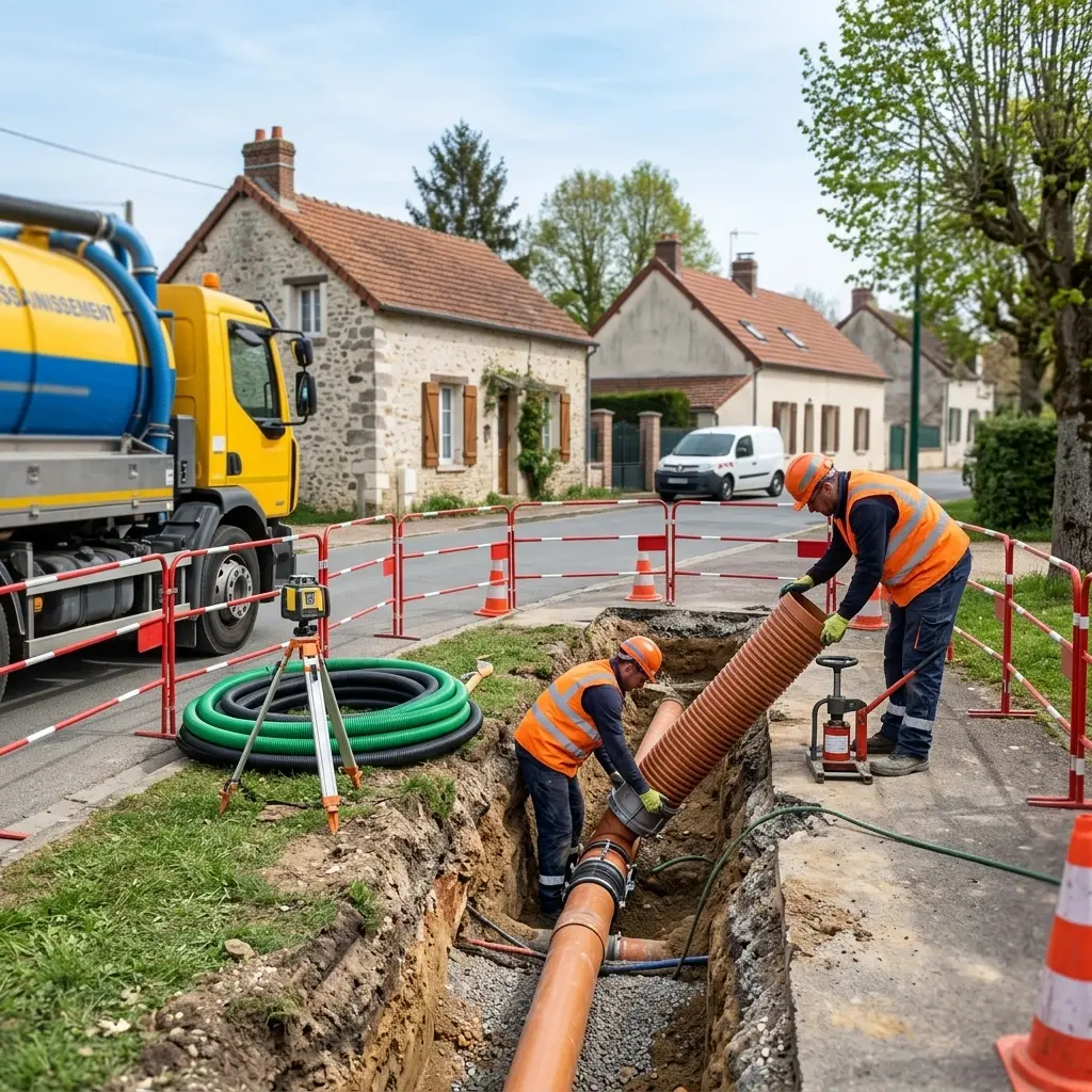 Raccordement au tout à l'égout Mareil-sur-Mauldre (78124)