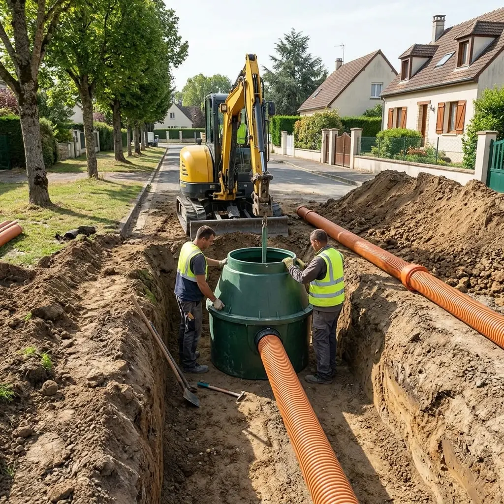 Raccordement au tout à l'égout Boissière-École (78125)