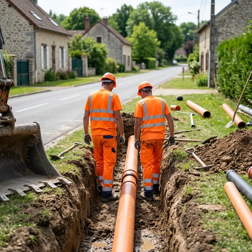 Raccordement au tout à l'égout Orphin (78125)