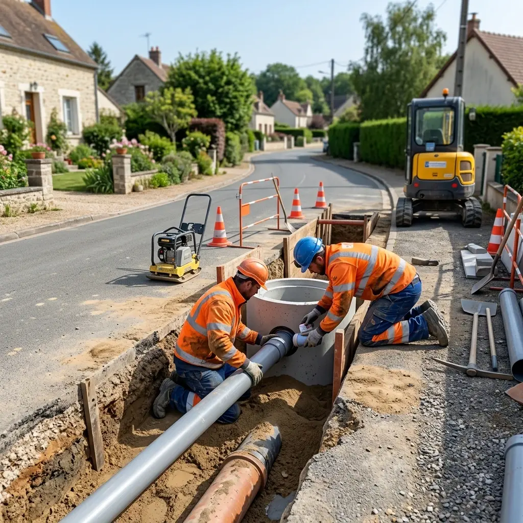 Comment se déroule le raccordement à Poigny-la-Forêt ?