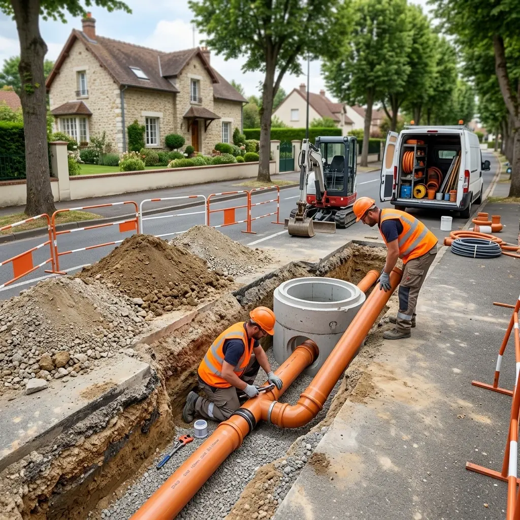 Raccordement au tout à l'égout Marly-le-Roi (78160)