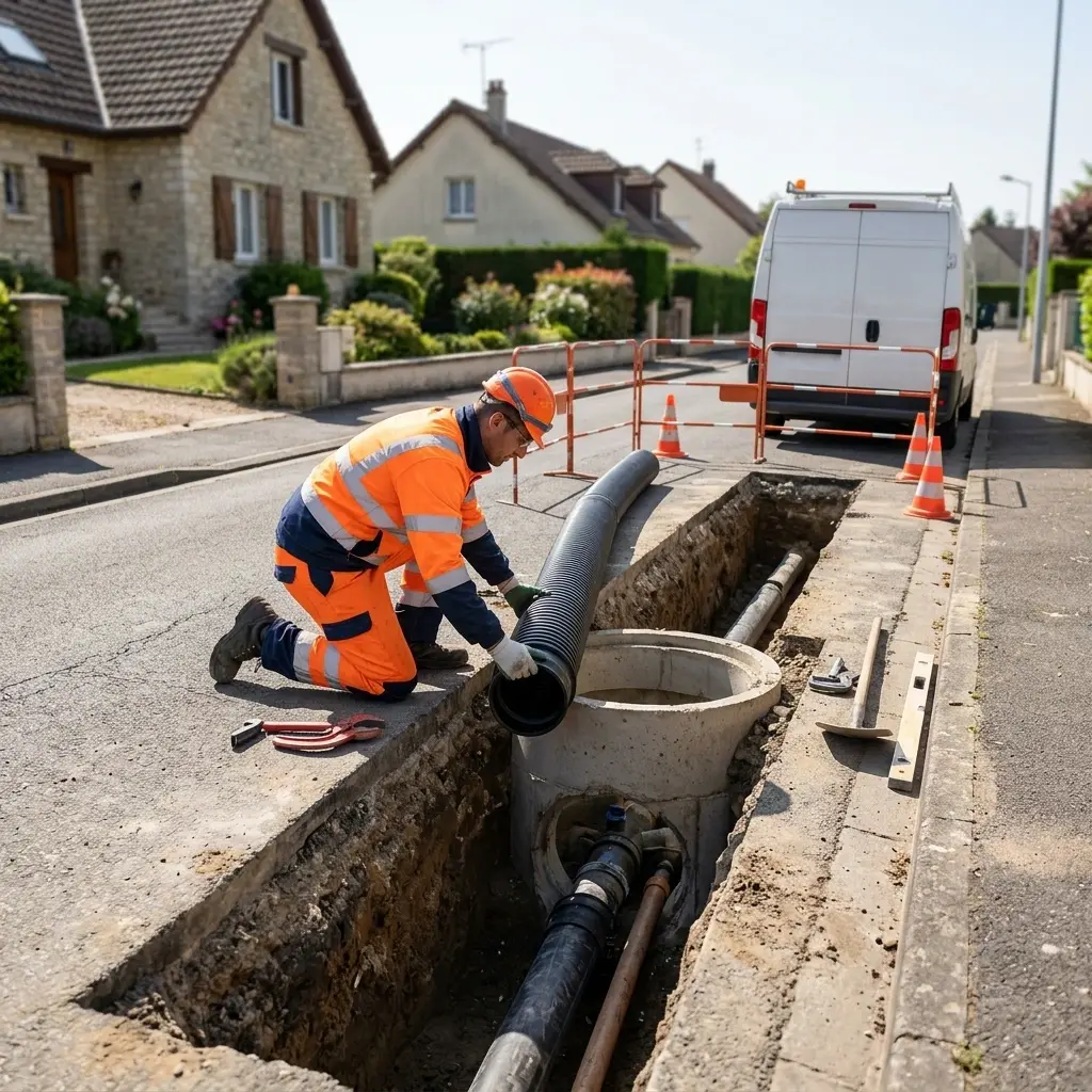 Raccordement au tout à l'égout Buchelay (78200)