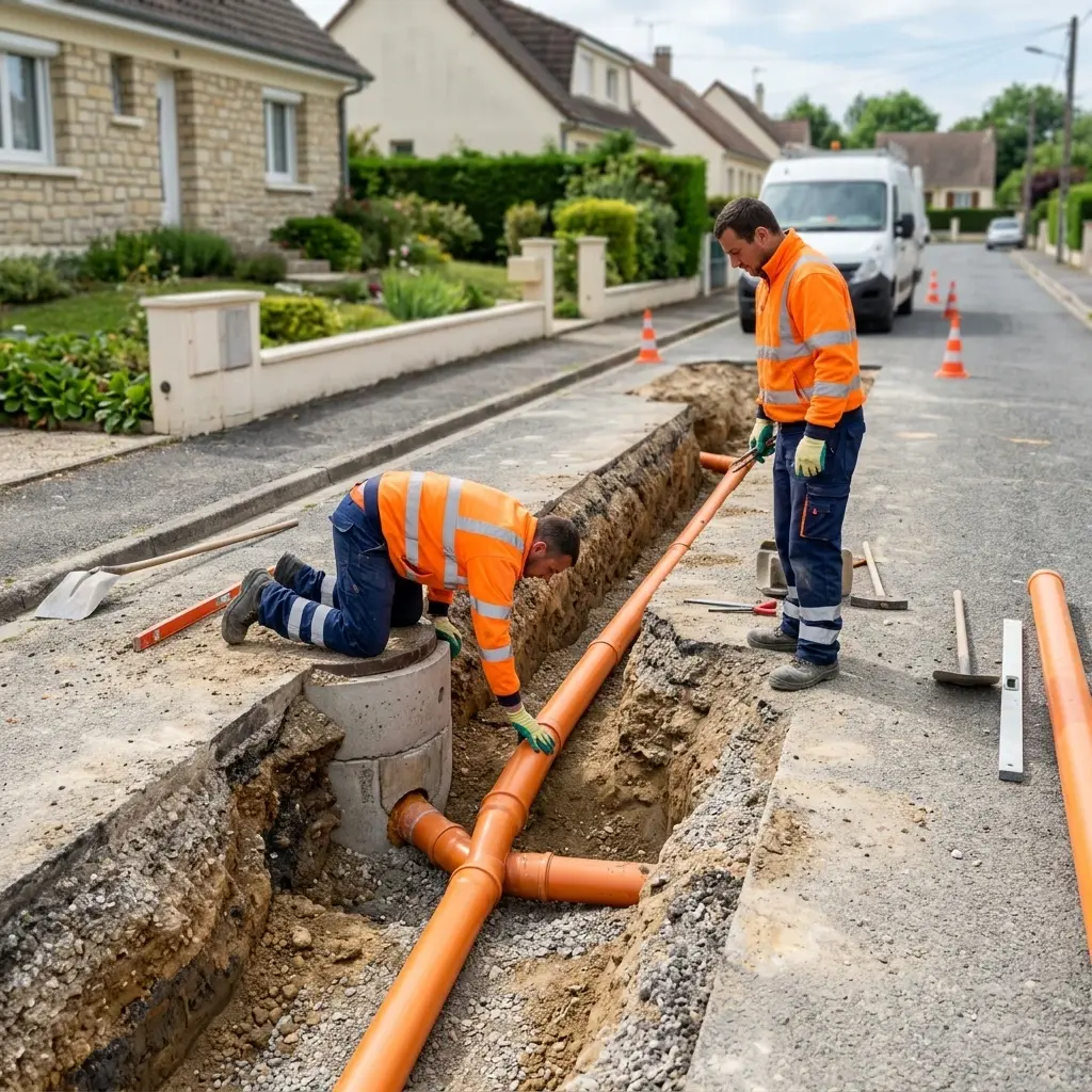 Expertise en raccordement à Perdreauville