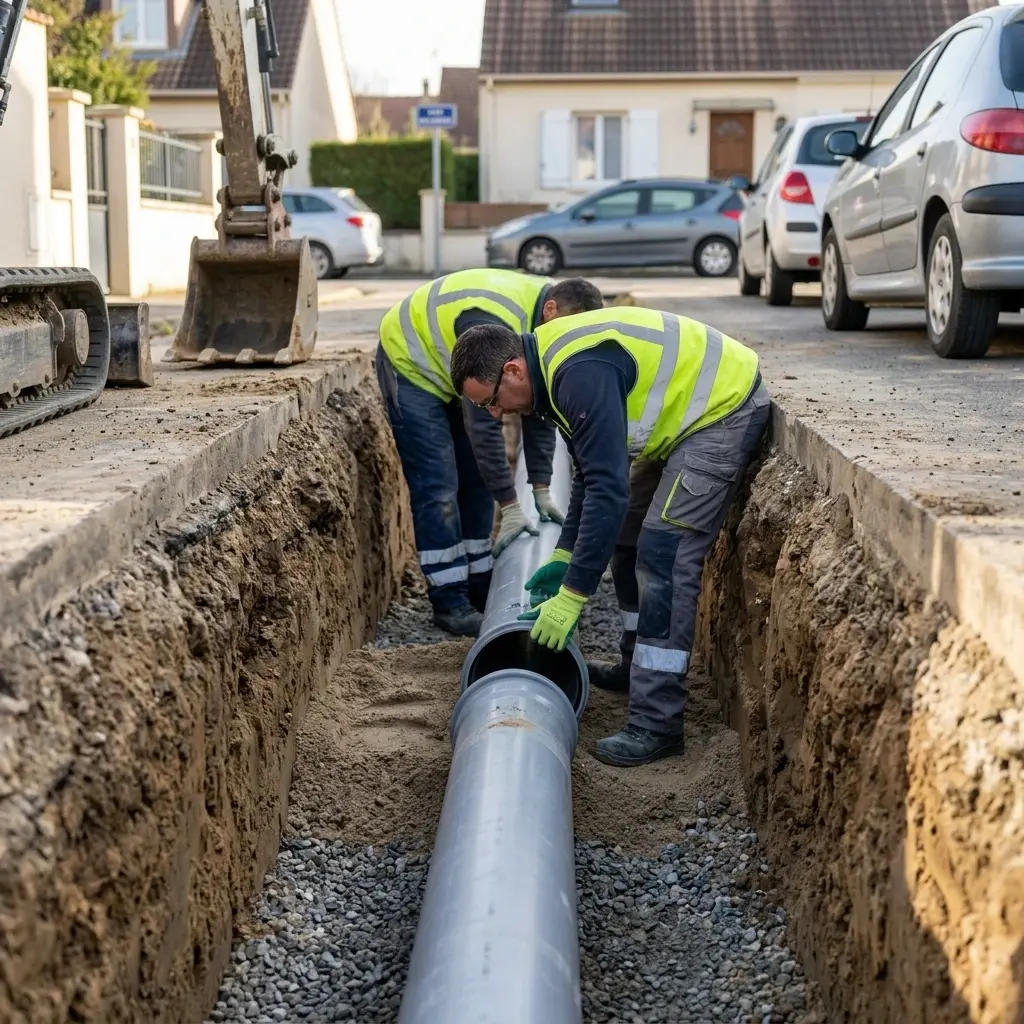 Raccordement au tout à l'égout Saint-Cyr-l'École (78210)