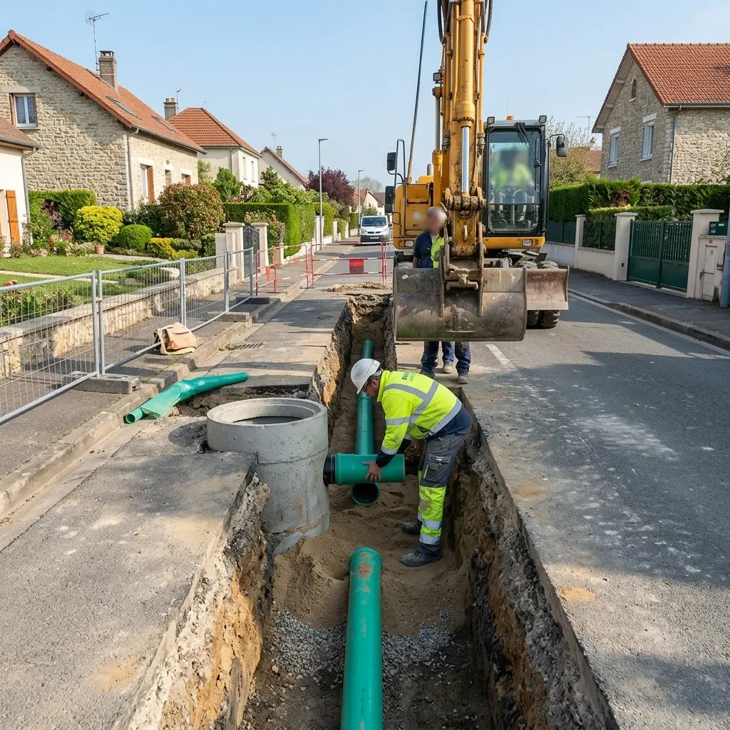 Raccordement au tout à l'égout Chambourcy (78240)