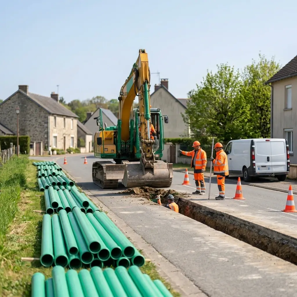 Raccordement au tout à l'égout Gaillon-sur-Montcient (78250)