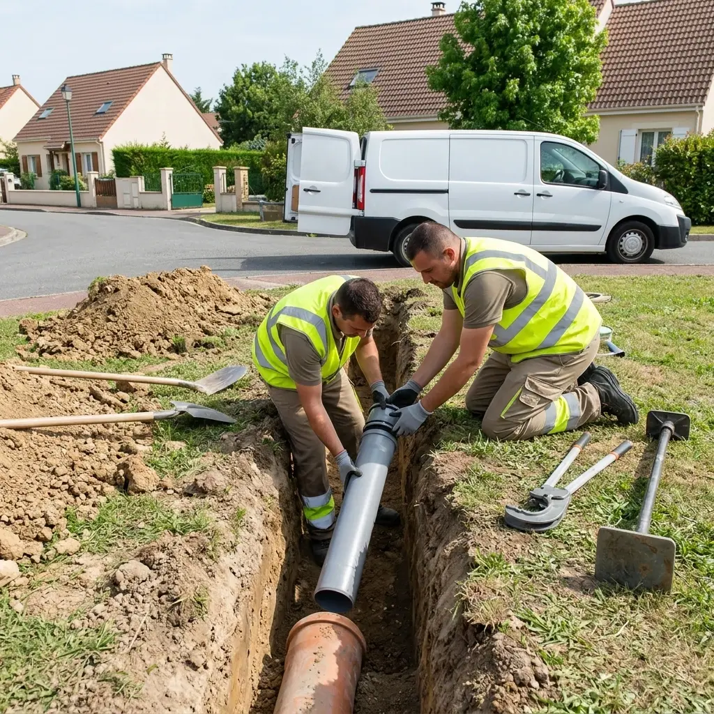 Raccordement au tout à l'égout Meulan-en-Yvelines (78250)