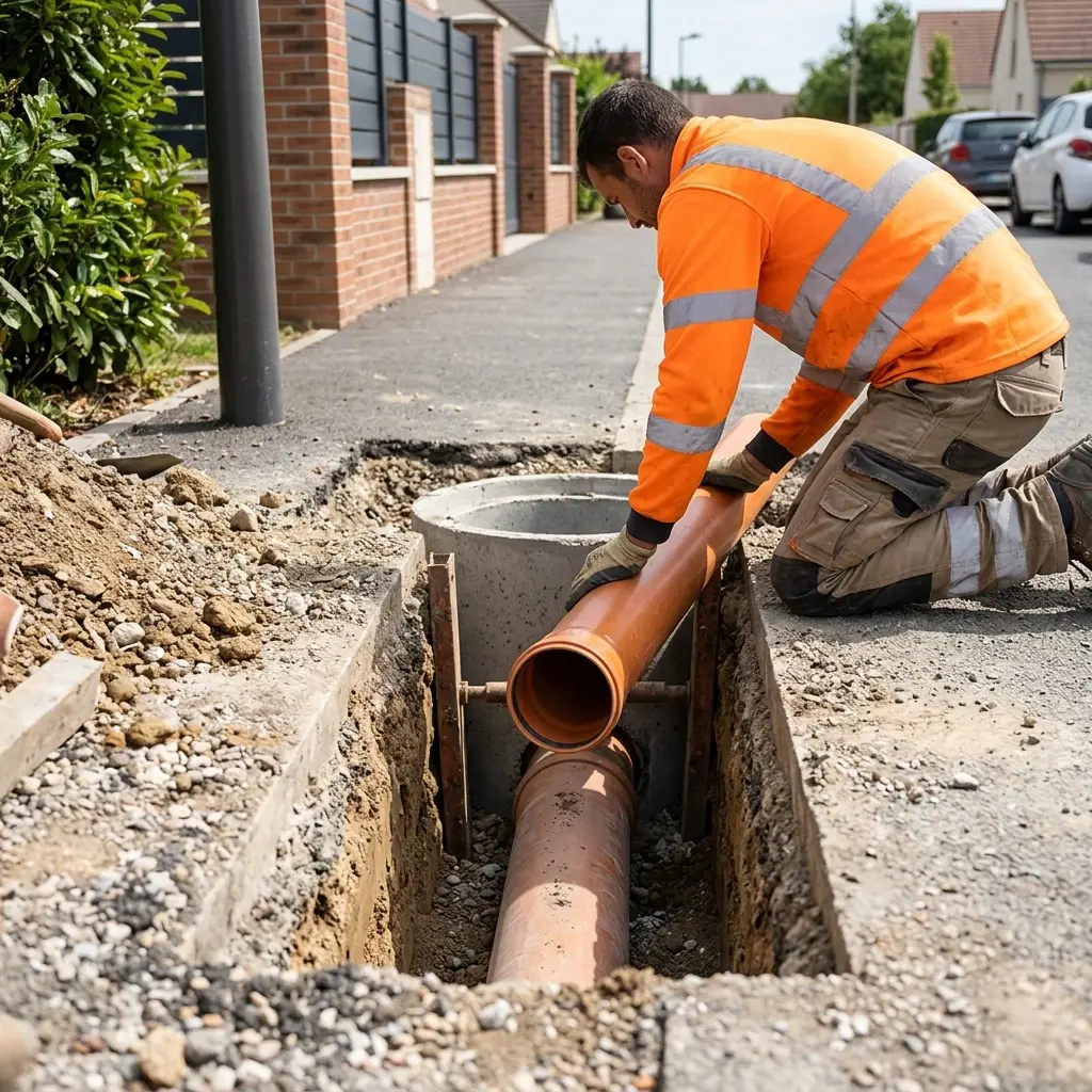 Comment se déroule le raccordement à Achères ?
