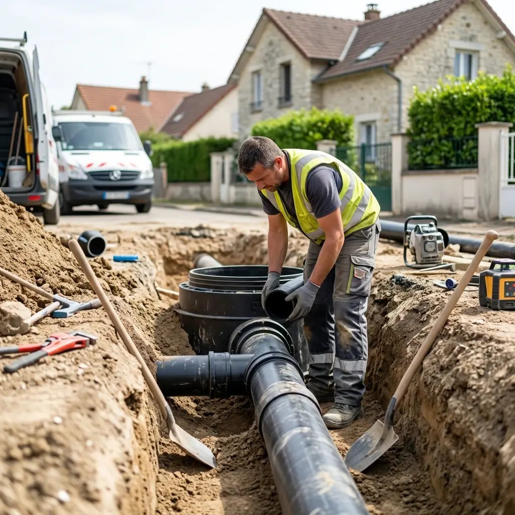 Raccordement au tout à l'égout Bennecourt (78270)