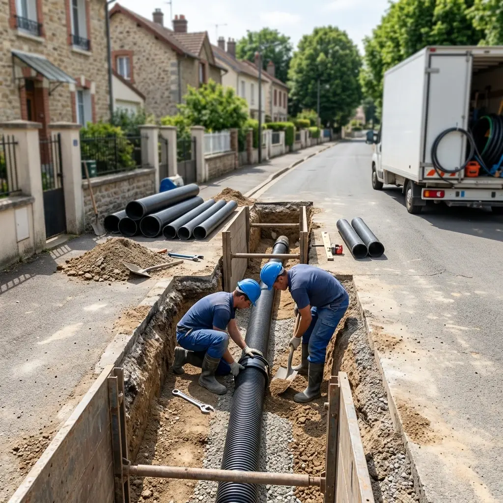 Comment nous réalisons votre raccordement au tout à l'égout