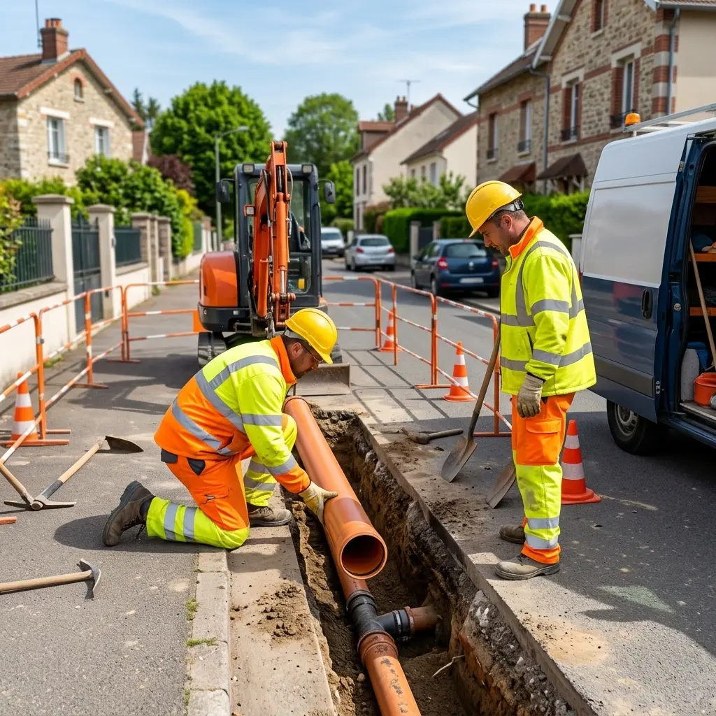 Raccordement au tout à l'égout Bonnières-sur-Seine (78270)