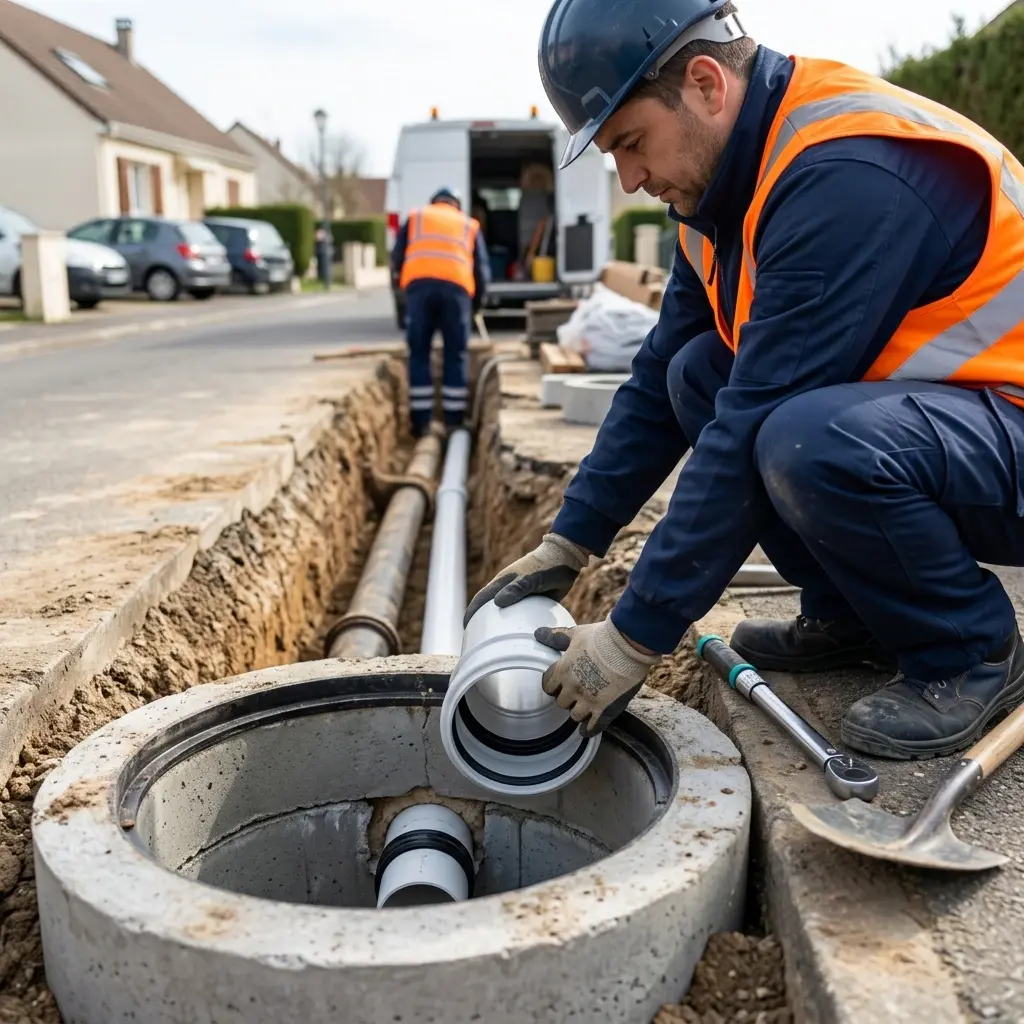 Raccordement au tout à l'égout Guyancourt (78280)
