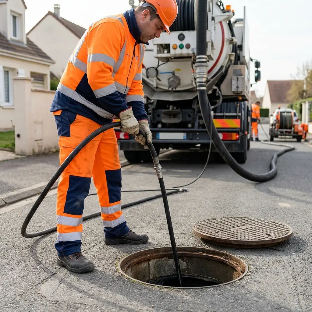 Raccordement au tout à l'égout Le Mesnil-Saint-Denis (78320)