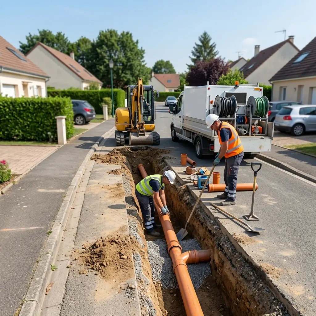 Comment se déroule le raccordement aux Clayes-sous-Bois ?