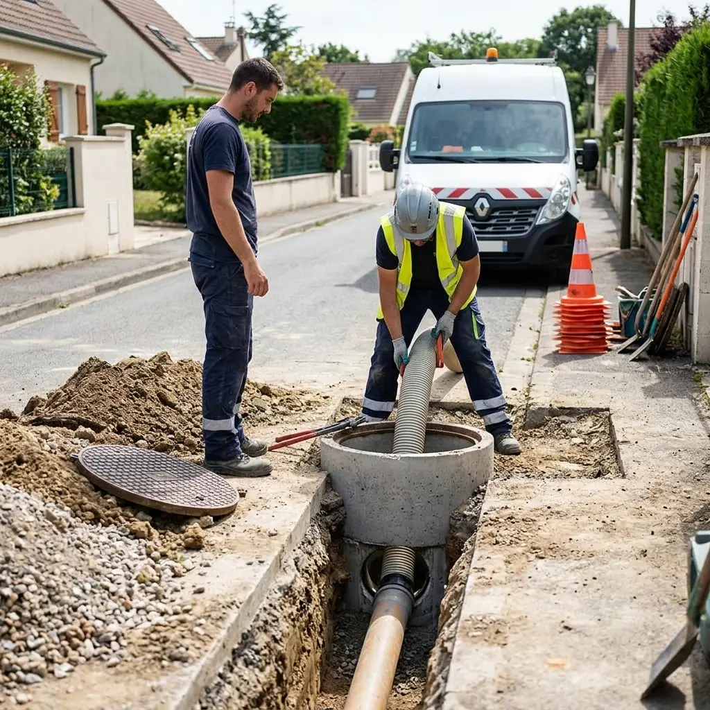 Comment nous réalisons votre branchement au réseau public
