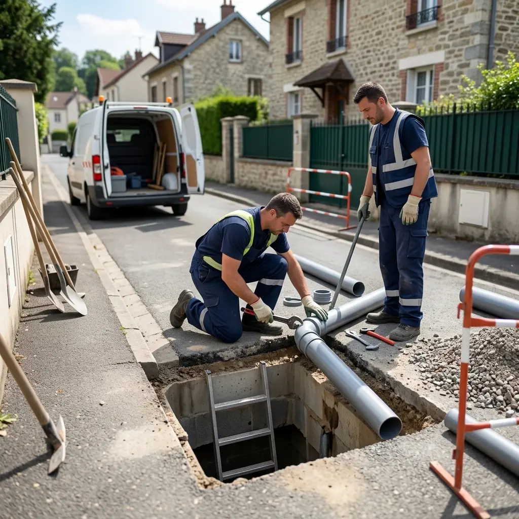 Raccordement au tout à l'égout Bougival (78380)