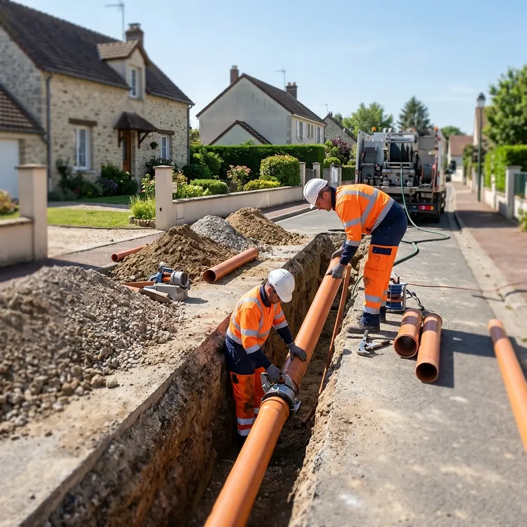 Comment se déroule le raccordement à Aubergenville ?