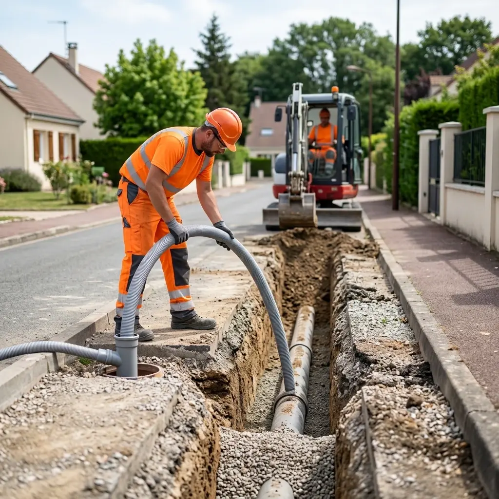 Raccordement au tout à l'égout Flins-sur-Seine (78410)