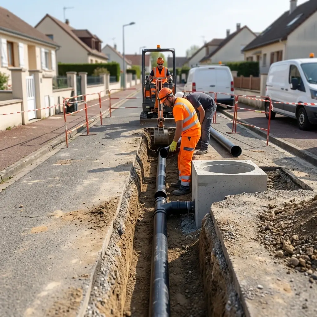 Notre méthode de raccordement au tout à l’égout
