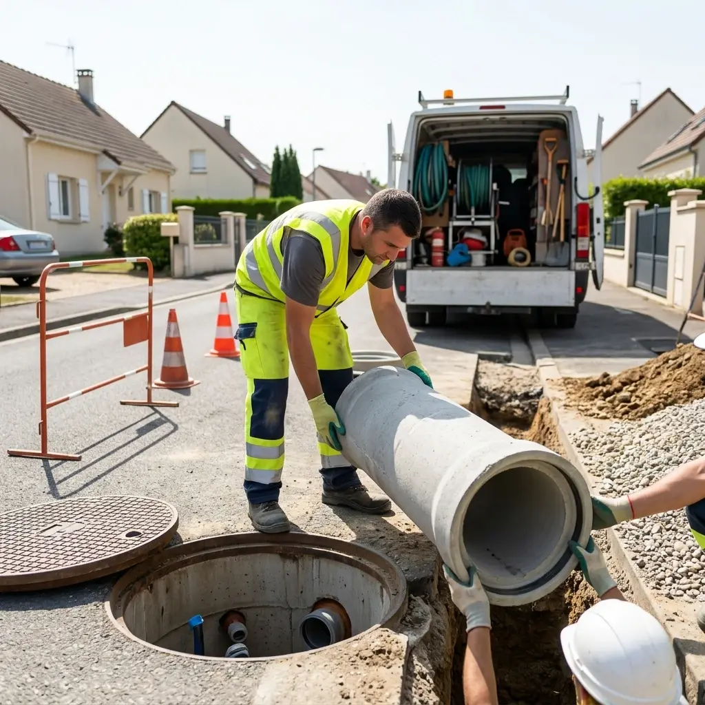 Raccordement au tout à l'égout Gargenville (78440)