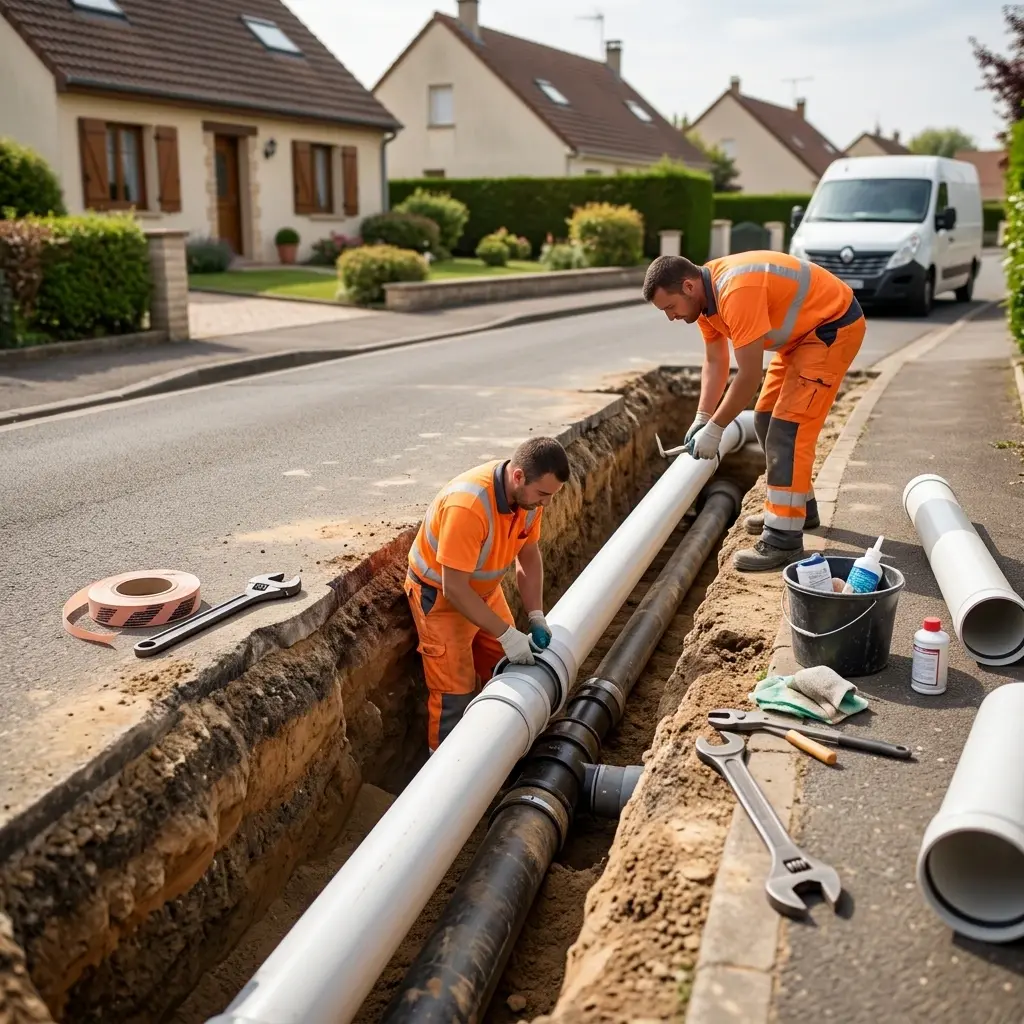 Raccordement au tout à l'égout Jambville (78440)