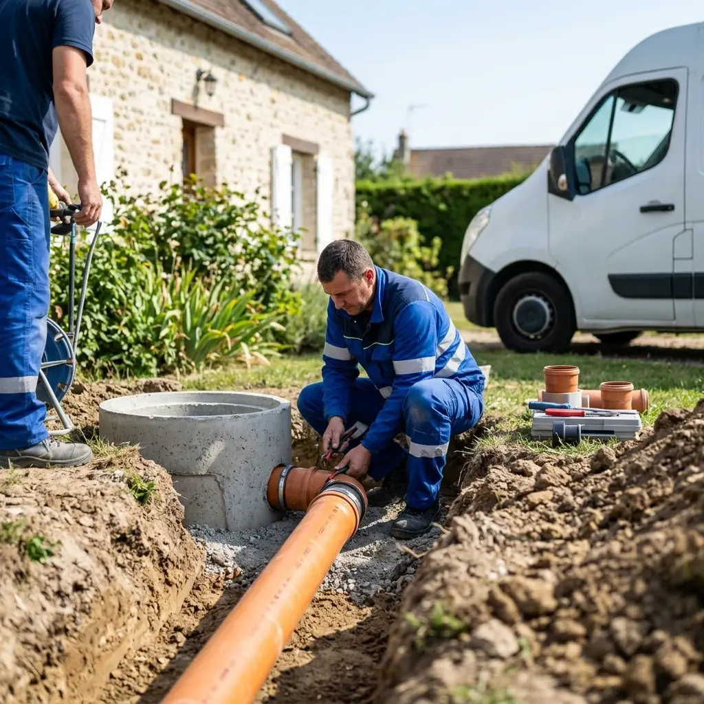Raccordement au tout à l'égout Chavenay (78450)