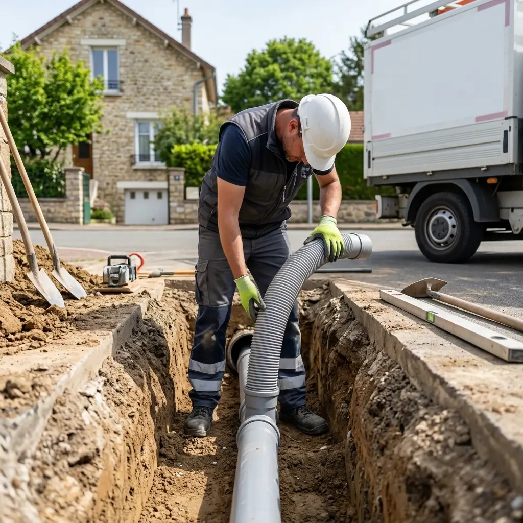 Raccordement au tout à l'égout Chevreuse (78460)