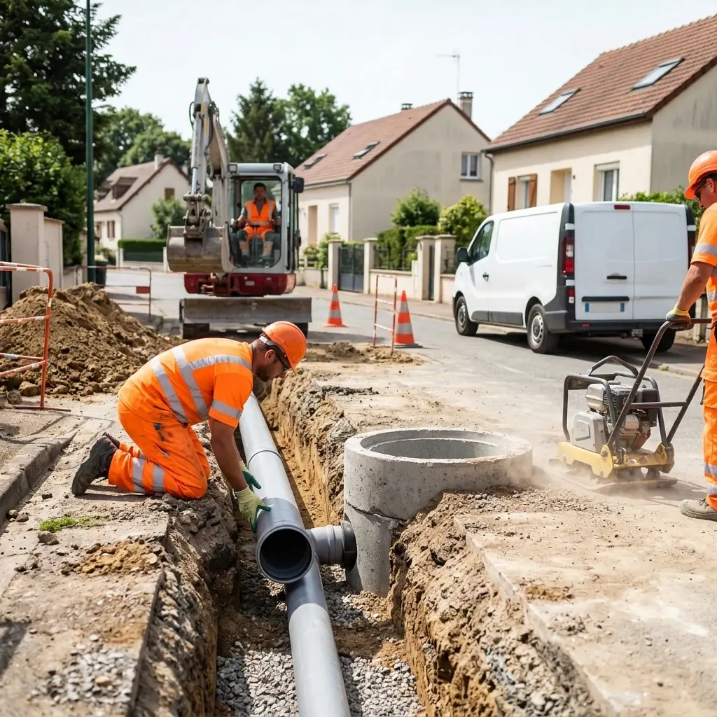 Raccordement au tout à l'égout Verneuil-sur-Seine (78480)