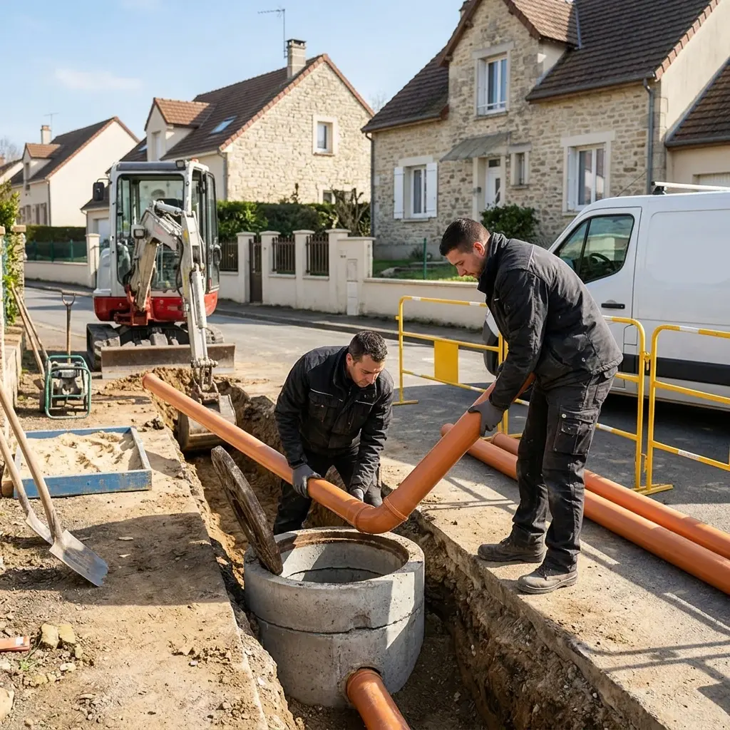 Raccordement au tout à l'égout Boissy-sans-Avoir (78490)