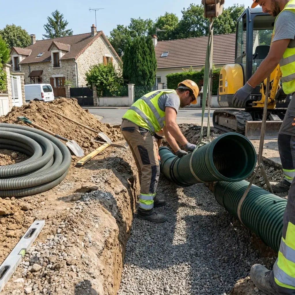 Comment nous réalisons vos travaux d'assainissement