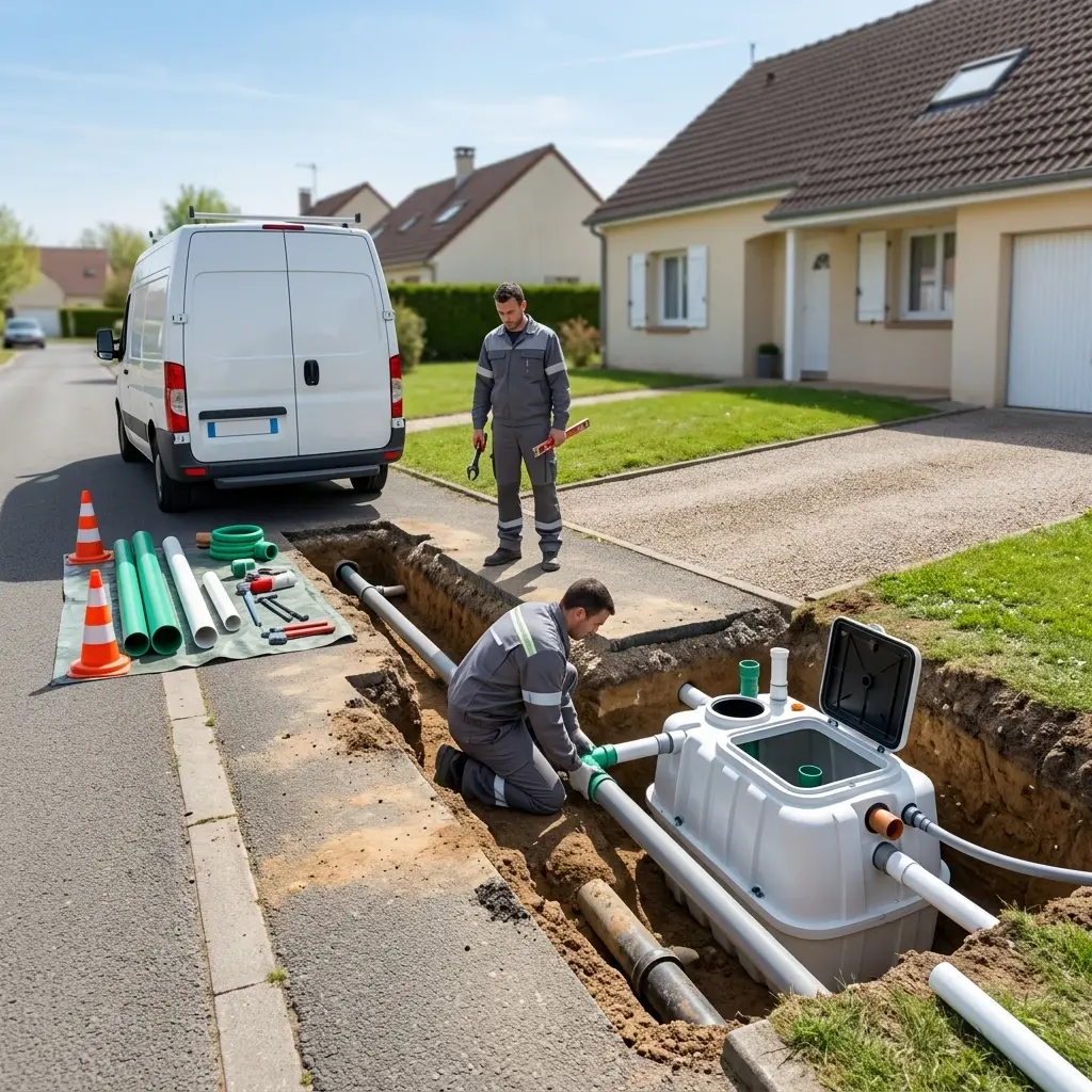 Raccordement au tout à l'égout Le Tremblay-sur-Mauldre (78490)