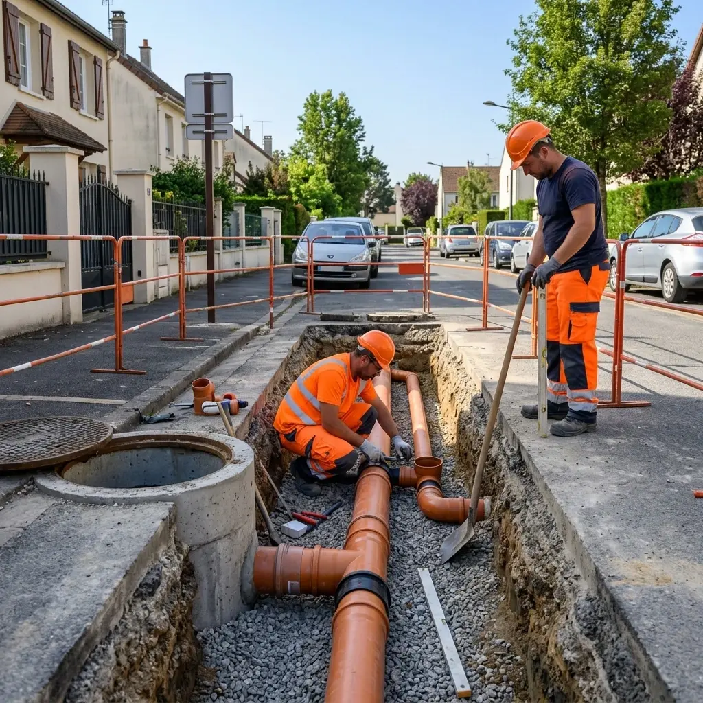 Raccordement au tout à l'égout Sartrouville (78500)