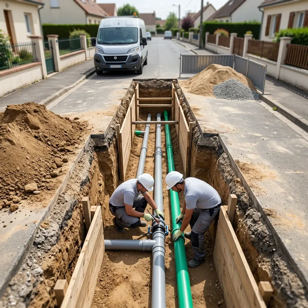 Comment se déroule le raccordement à Triel-sur-Seine ?