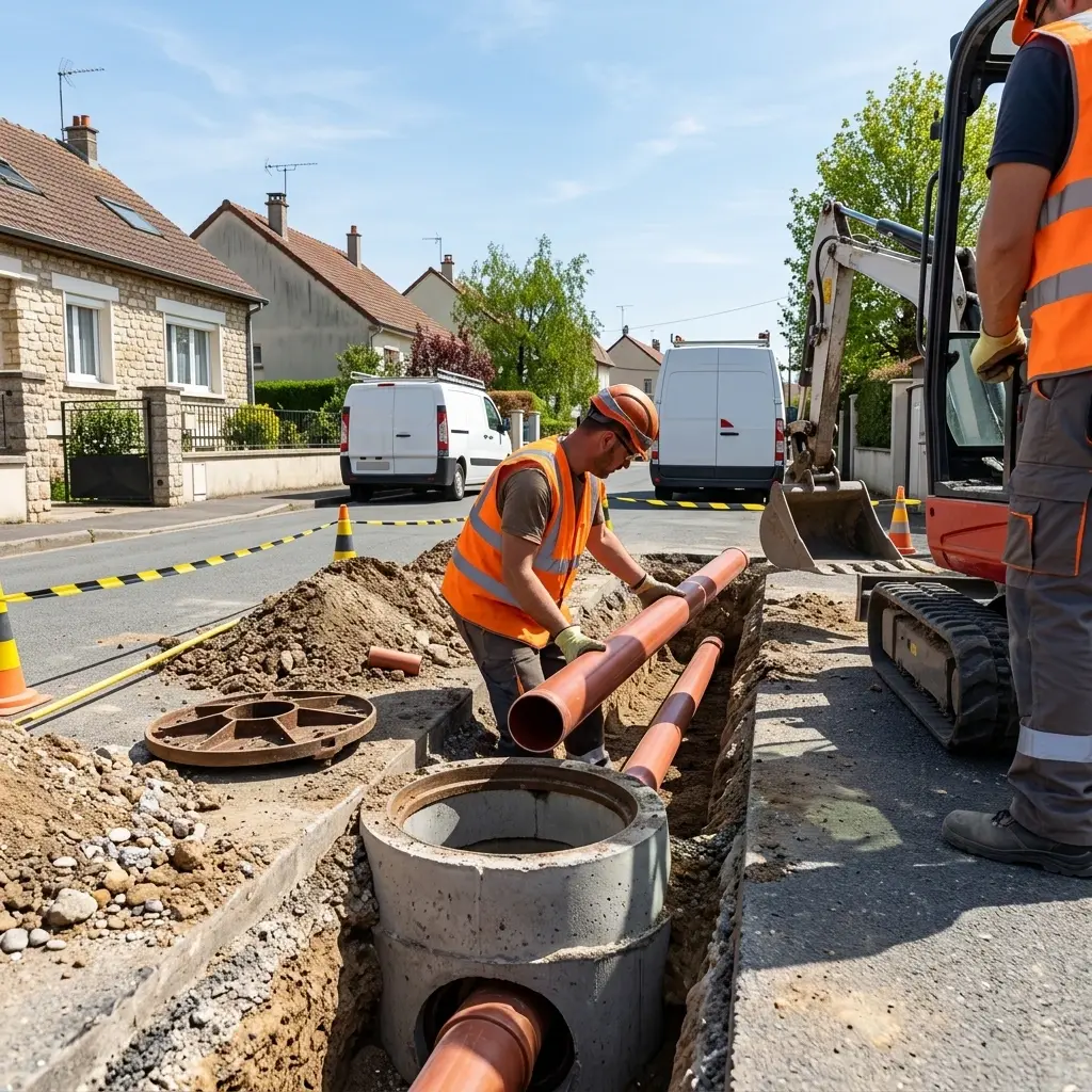 Raccordement au tout à l'égout Triel-sur-Seine (78510)