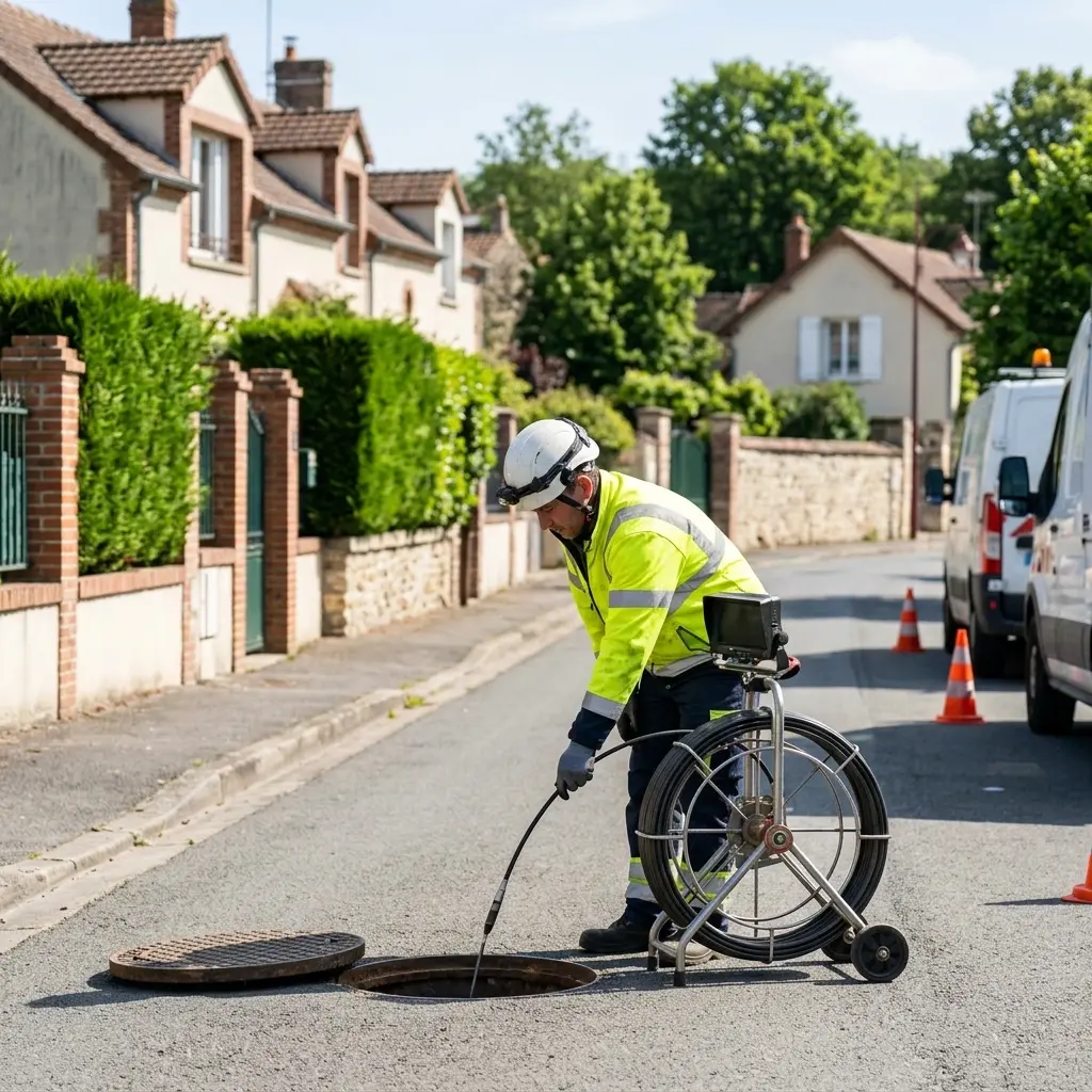 Raccordement au tout à l'égout Maulette (78550)
