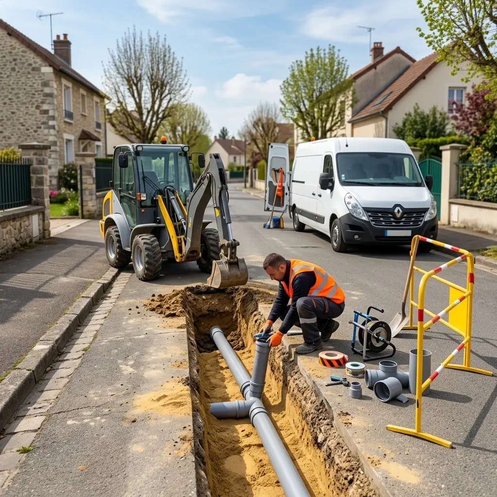 Notre méthode de raccordement au tout à l'égout à Andrésy