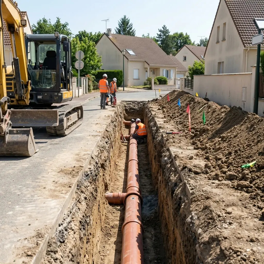 Notre expertise pour vos branchements d'assainissement