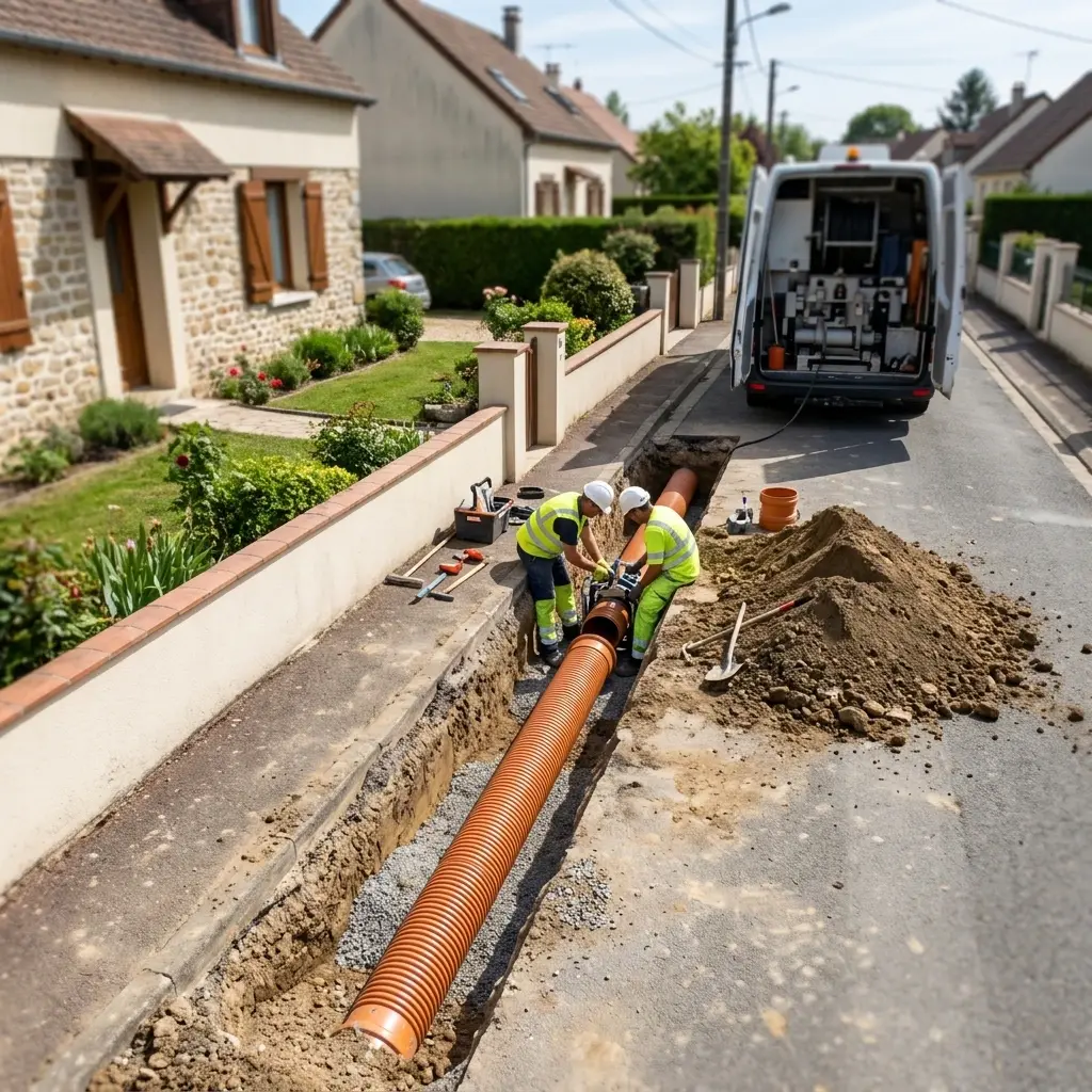 Raccordement au tout à l'égout Les Alluets-le-Roi (78580)