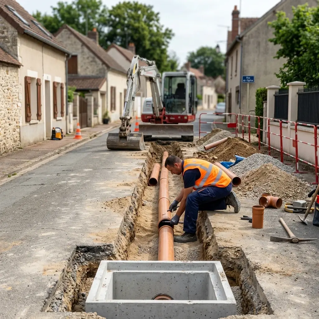 Raccordement au tout à l'égout Neauphle-le-Château (78640)
